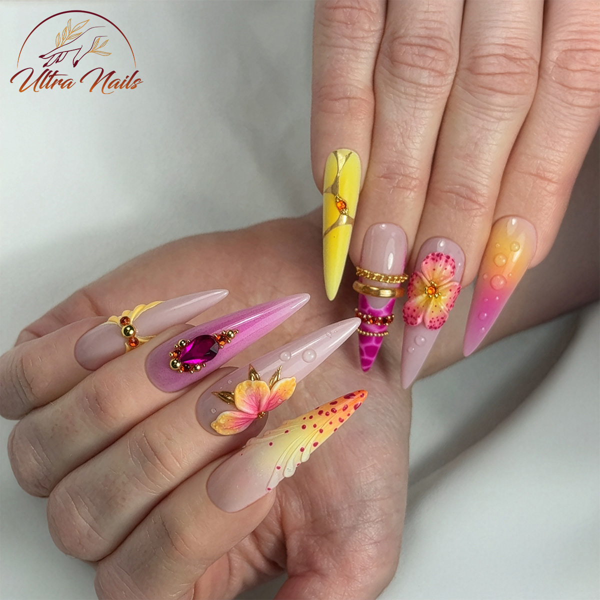 Ultra Nails logo